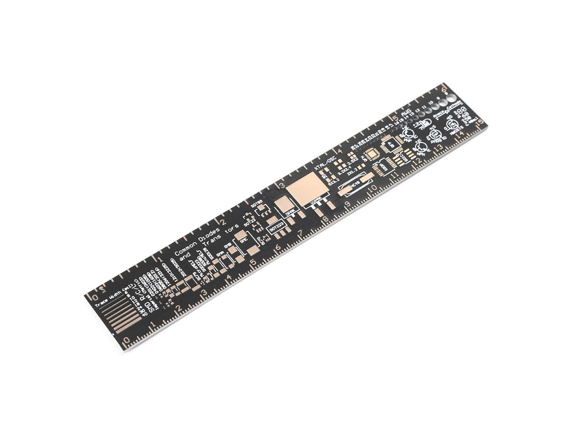 Régua Multifuncional Cnfang4 Com Espaçamento De 15cm 6 Polegadas Para Pcb, Medição De Resistores, Capacitores, Chips E