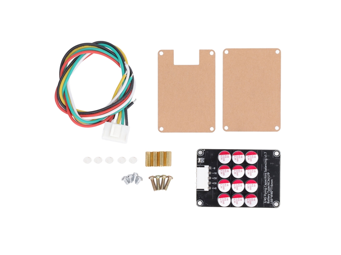 Placa De Equalização Ativa Para Bateria De Lítio 4s 1.8-4.5v Com Shell De Acrílico Alta Precisão