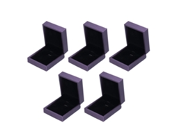 5pcs Caixa de Embalagem de Joias Exquisita Organizador de Anéis Brincos Colares Pulseiras | S/MARCA