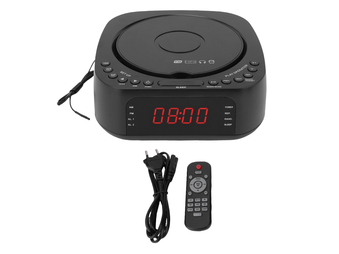 Relógio Despertador Cd Player Radio Bluetooth LAXISCREED