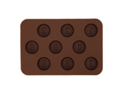 Mali molde de Silicone Diy em Forma de Números para Chocolate Doces Bolo Dia Dos Namorados Dia Das Crianças