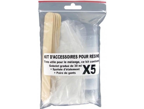 Kit de acessórios de resina