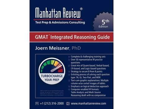 Livro Manhattan Review GMAT Integrated Reasoning Guide de Joern Meissner e Manhattan Review (Inglês)