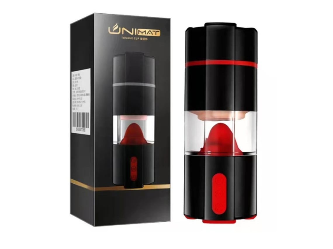 Masturbador Automático De Língua 8 5 Polegadas Preto Yunzii