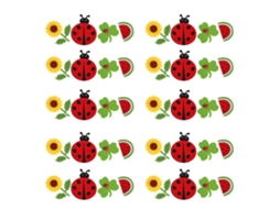 40 Peças Insetos e Plantas de Feltro Decoração Infantil