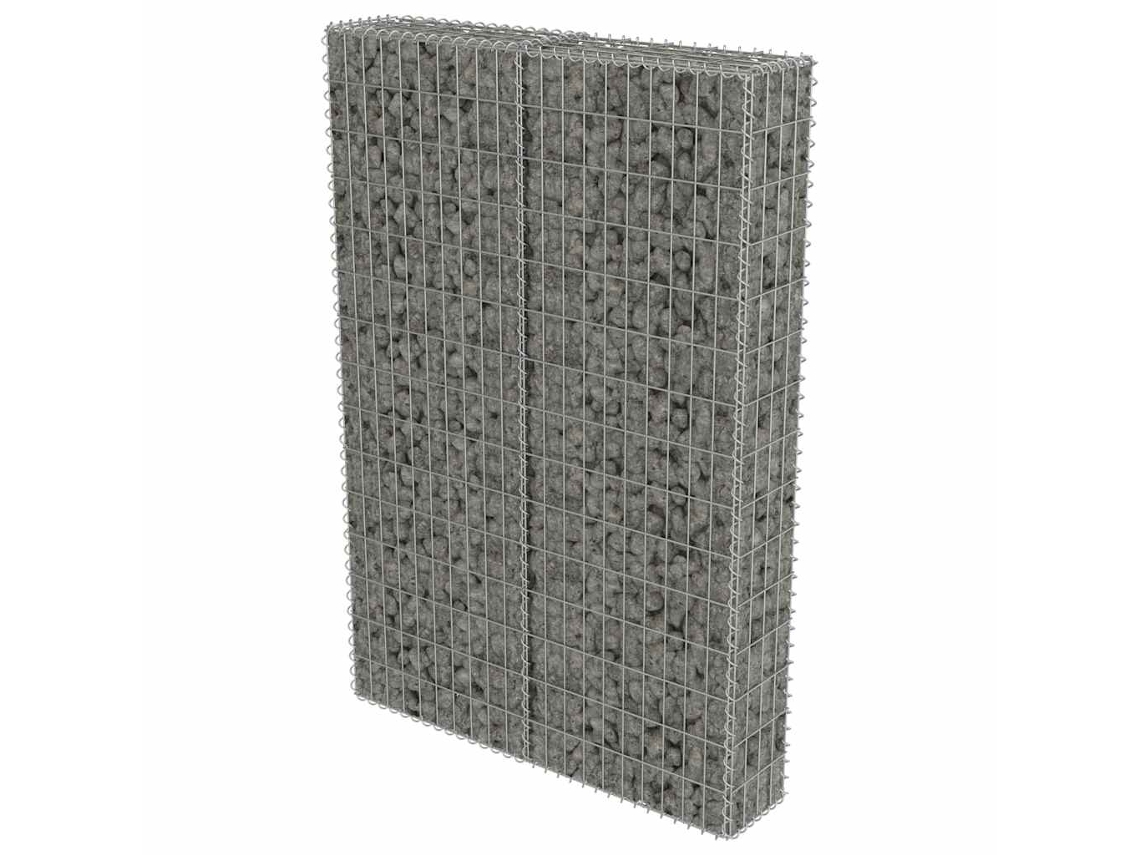 Gabion Wall, Gabion Walls Vidaxl Prateado Aço (100 X 20 X 150 Cm)