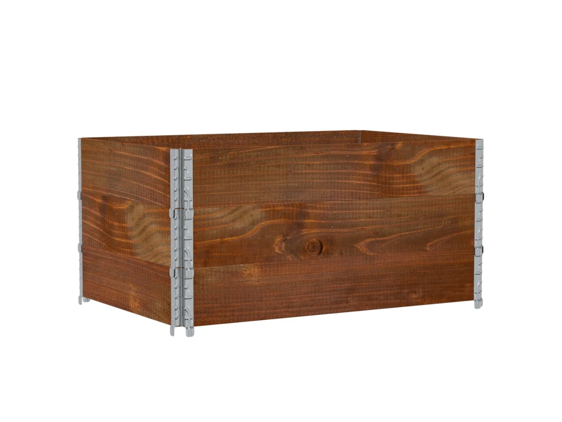 Garden Planter, Garden Planters Vidaxl Marrom Madeira De Pinho (120 X 80 X 60.5 Cm)