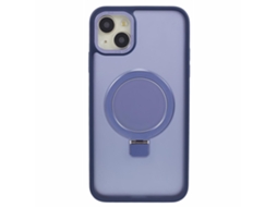 Suporte Casa Magsafe Para Iphone 14 Pele Sintética Azul