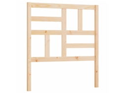 Bed Headboard, Bed Headboards Vidaxl Marrom Madeira De Pinho (96 X 104 Cm)