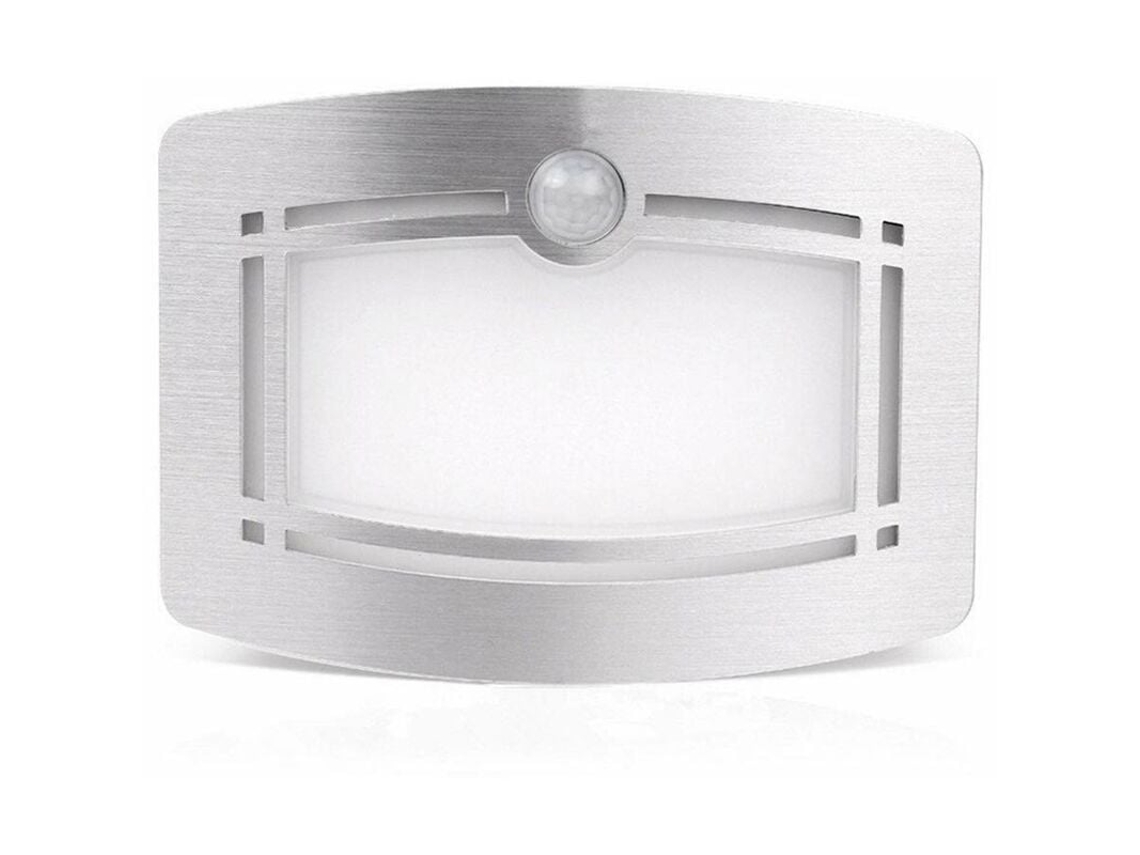 Lurelia, Luminária Parede Led, 0.7w, 5v, Sensor Pir, Bateria, Autoadesiva, 3 Modos, 4000k, Branco, Pack 10, Armário, Corredor