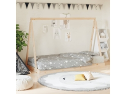 Vidaxl Estrutura De Cama Infantil 90x200 Cm Pinho Maciço