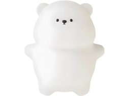 Luminária Noturna Em Formato De Urso Com Lâmpada Rgb Que Muda Cor