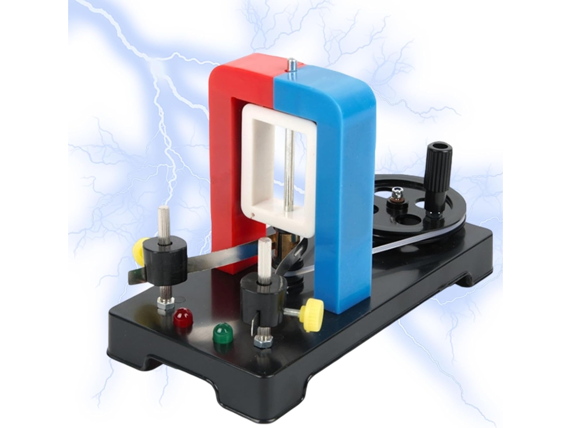 Gerador Elétrico Manual Portátil Compacto, Modelo Didático