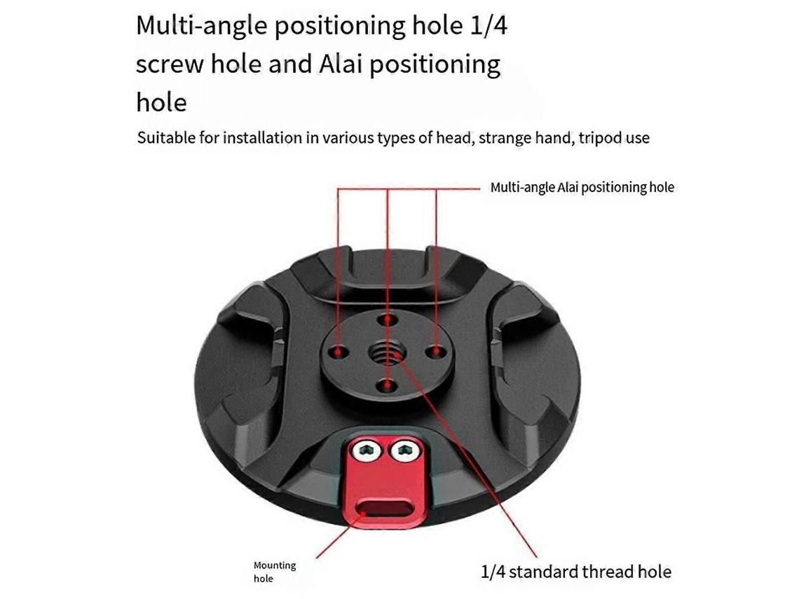 Suporte Magnético Para Celular Com Rosca De 1/4 De Polegada, Compatível Com Diversos Modelos, Para Tripé E Selfie