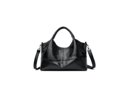Bolsa Feminina De Couro Macio, Bolsa Tote Com Alça De Ombro Removível, Preta. Siurn