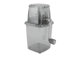 Triturador De Gelo Manual, Pequeno, Barbeador Portátil, Máquina De Fazer Raspadinha Manual Para Casa, Cinza PENGDSJE