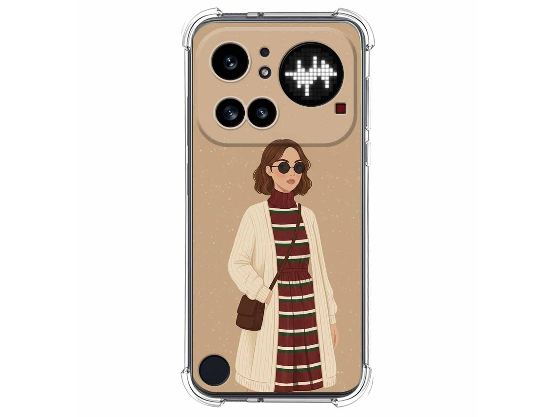 Capa Tumundosmartphone De Silicone À Prova De Choque Para Nothing Phone 4a Pro 5g Design Feminino Com 9 Desenhos