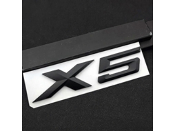 Letras 3d De Abs Com Adesivo Preto Mate Cromado Para Bagageiro Do Carro Bmw X5 Emblema Logotipo Insignia E70 E53 F15 G05 Acessórios Matt Black