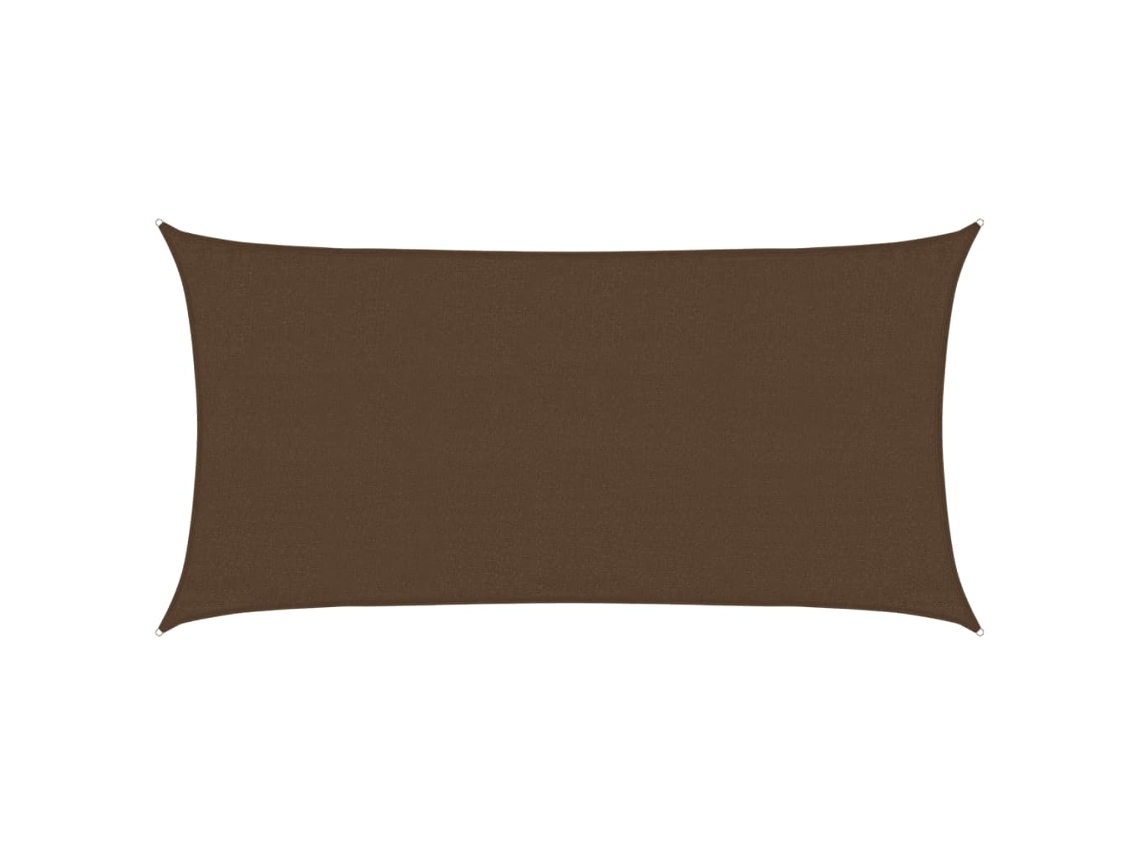 Toldo vela VIDAXL Brown (3x6 m)