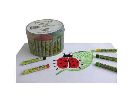 Pastel A Óleo Ø 9 Mm 84 Peças Tri Star