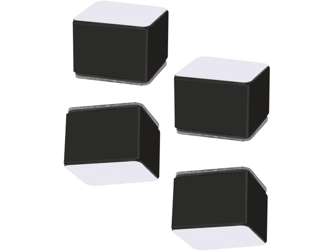 Coheali Conjunto De 4 Pés Elevatórios Para Móveis, Cama, Sofá, Mesa, Material Aço Carbono