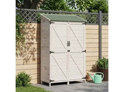 Vidaxl Galpão De Jardim Branco 106 X 56 X 176,5 Cm