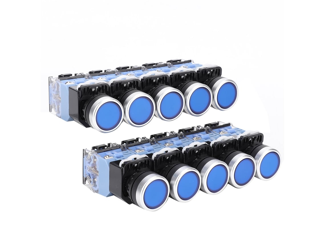 Interruptor de Botão Plano Auto bloqueio com Luz Indicadora
