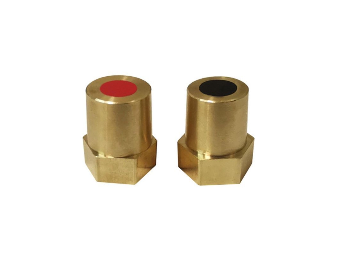 2 Peças Conector De Parafuso De Bateria De Latão Com Rosca Interna M10 M6 M8 Terminal Positivo Negativo M8