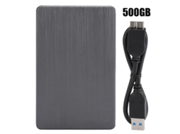 2026zentro-disco Rígido Móvel 2.5 Polegadas Cinza Escuro Usb3.0 Hdd/ssd Para Sata 500gb