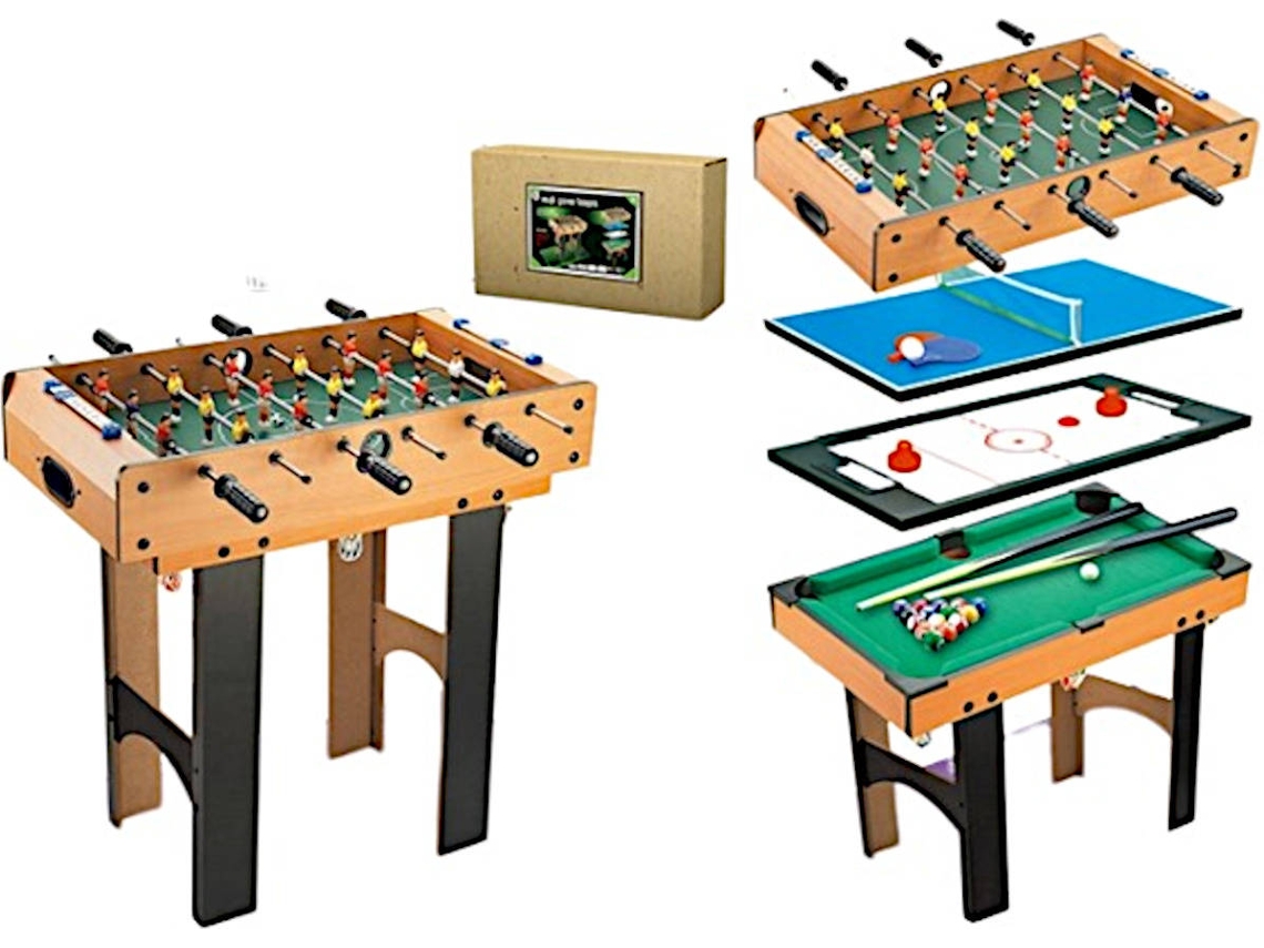 Mesa 4 em 1 TOPBRANDS para Jogos Desportivos