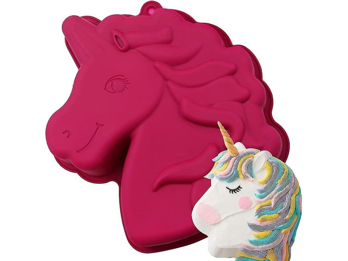 Molde de Silicone para Bolo Unicornio, Nova Line