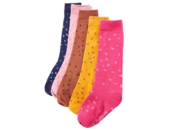 Meias Para Criança 5 Pares Ue 30-34
