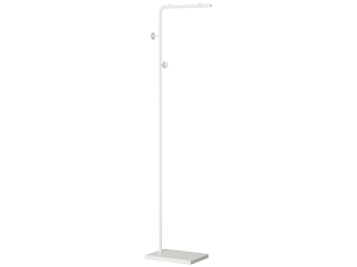 Cabide de Pé , Ganchos, Base Mármore, 35x25x170cm, Branco, Entrada e Corredor. Ge