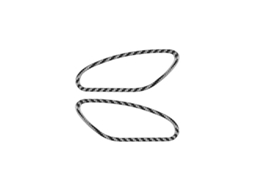 Moldura Da Maçaneta Interna Da Porta Em Fibra De Carbono Para Bmw Série 6 E63 E64 2004-2010 - Acessórios Internos_yua