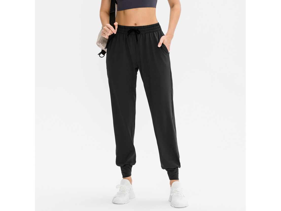 Vlrla-2026pantalones Deportivos Para Mujer Con Bolsillos Cintura Elástica Con Cordón Pantalones Sueltos De Running Yoga Gimnasio Outdoor
