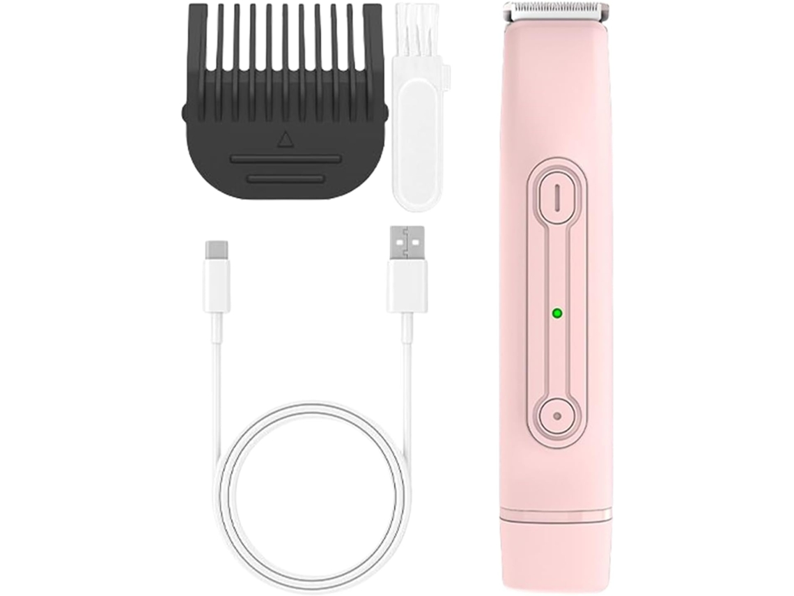 Depilador elétrico para a área do biquíni feminina -