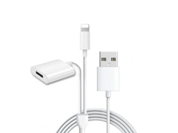 Carregador ZRUXE Carregador ZRUXE de Função 2 em 1 para Adaptador Apple Pencil para iPhone e Ipad Pro Branco