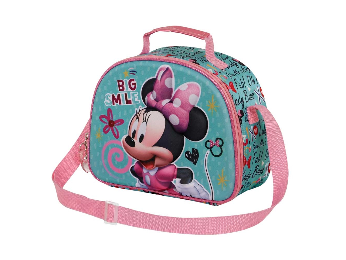 Lancheira KARACTERMANIA Minnie Mouse Big Smile 3D Azul