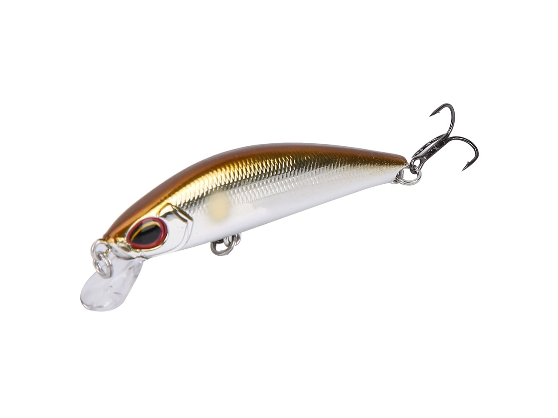 Lure (hover With Hook) New Monochrome 68mm (style A) Minnow Plastic Bionic Bait