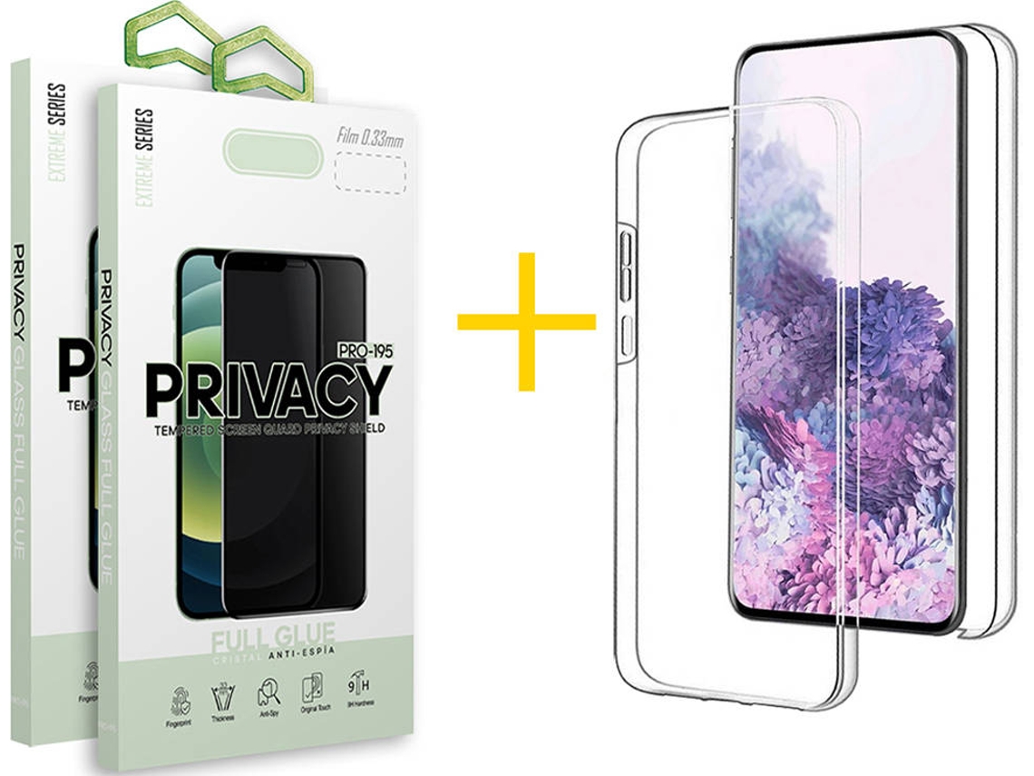 Capa + 2 Películas para iPhone 12 SKYHE Transparente Claro