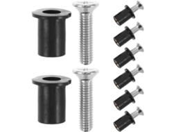 Kit De Para-brisa Reforçado M5 8 Para Motocicleta Com Conjuntos De Parafusos E Porcas De Latão.