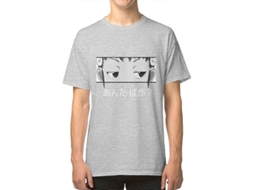 Camiseta Hachikuji Anta Baka Tamanho S M L XL XXL 3xl Algodão Antienruguecimento Estilo Clássico | S/MARCA