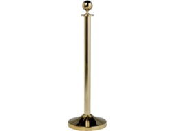 Conjunto Poste Separador + Base SECURIT Redondo Dourado