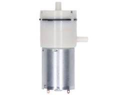 Bomba De Aire Micro Presión Dc Diafragma Bomba De Vacío Con Puertos De Aire En Ángulo 90 Grados Blanco 6v
