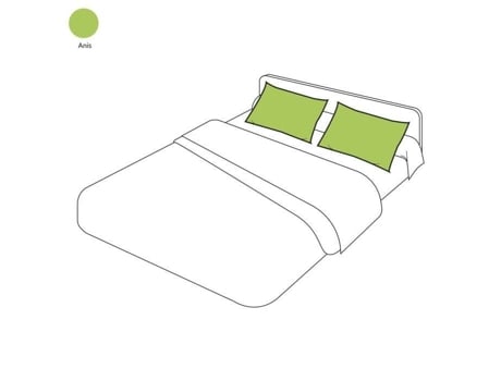 Fronha de Almofada Lisa Anis 65X65 TRADILINGE