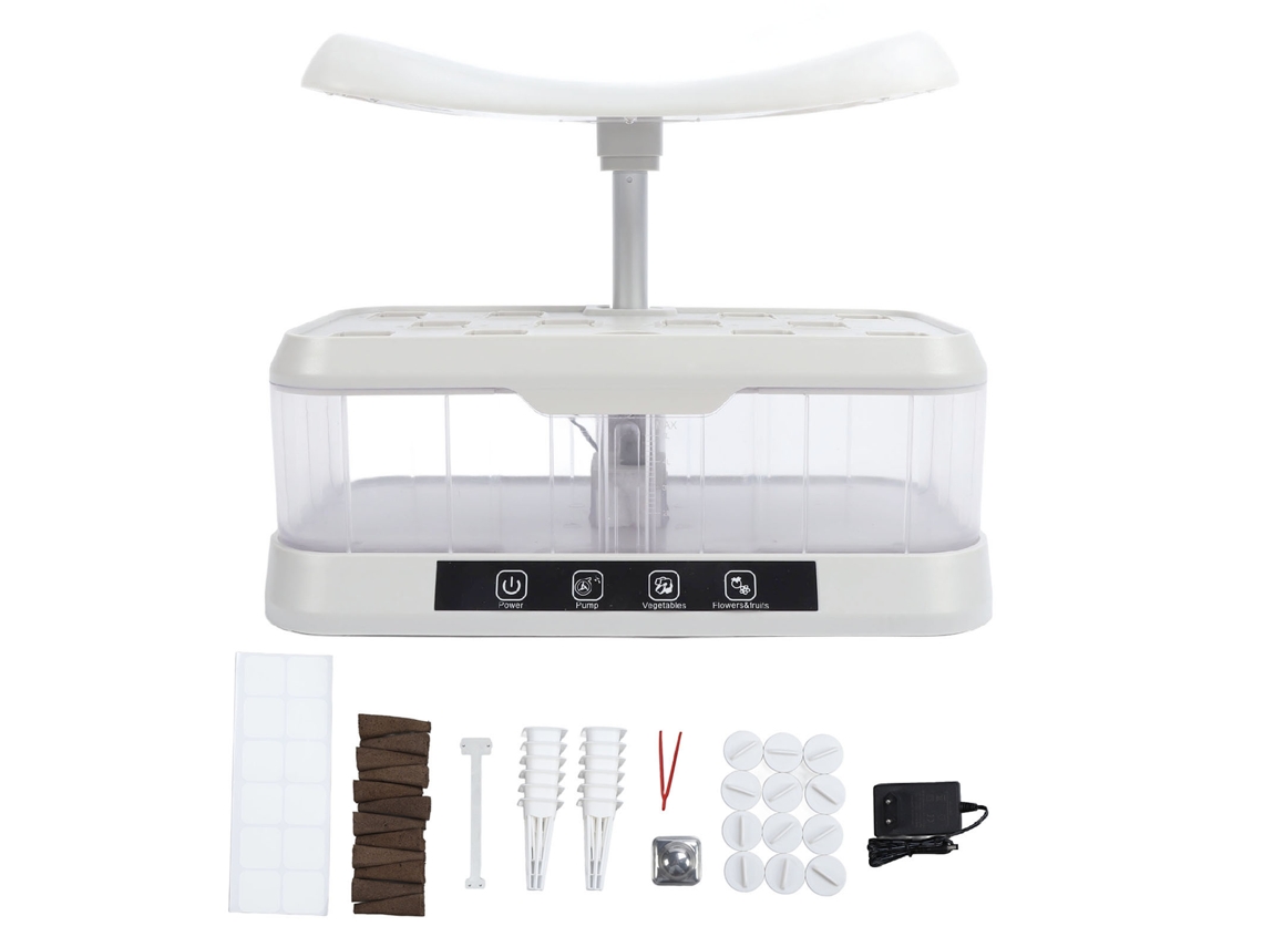 Sistema de Hidroponia LAXISCREED 12 Vasilhas Luz Led