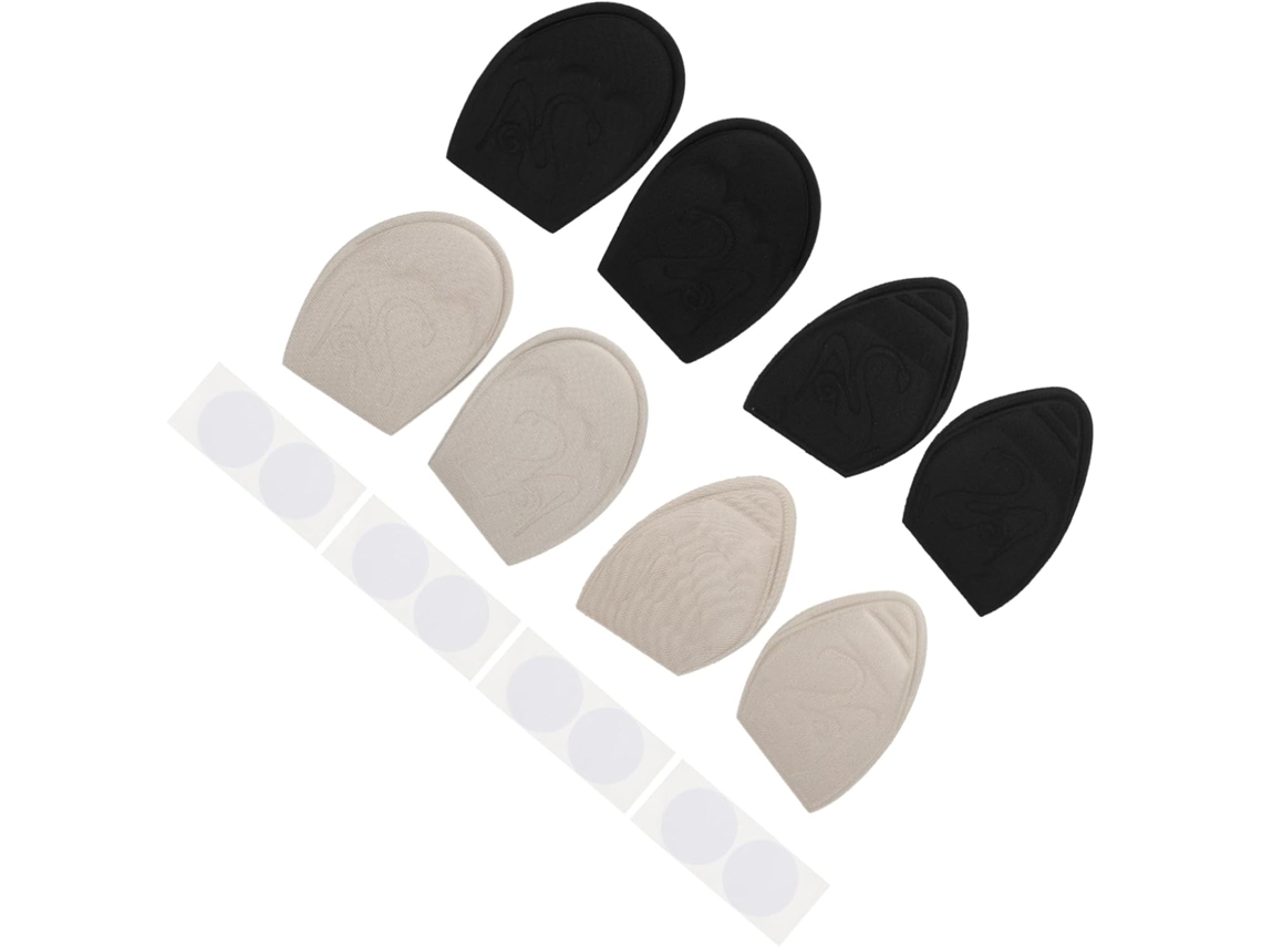 Pacote Com 4 Pares De Protetores Gel Antiderrapantes Para A Parte Frontal Do Pé, Absorventes De Suor, Para Sapatos De