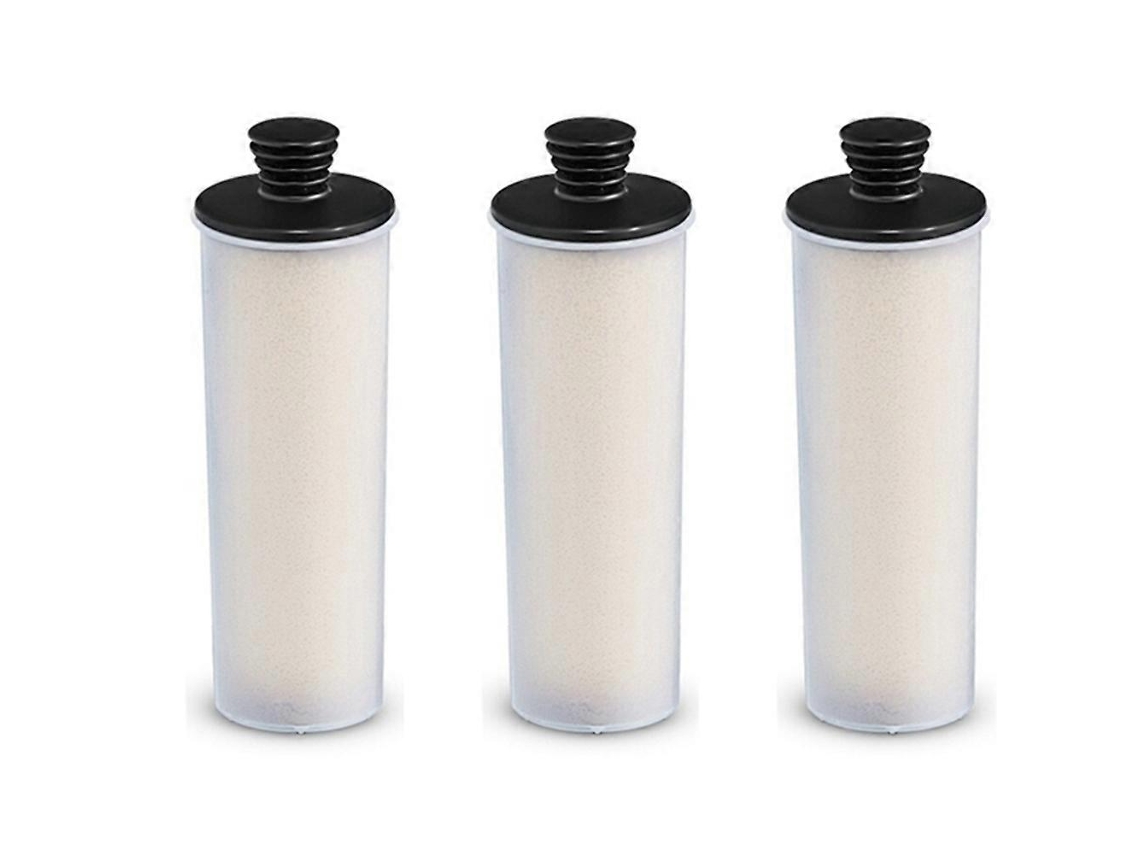 Kit Com 3 Cartuchos Descalcificantes Para Purificador De Água A Vapor Karcher Sc2 Sc3. Filtro Descalcificante Premium Para Uso Vertical._glo