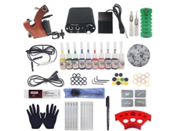 10 Color Javelin Apprentice Tattoo Kit, LOVEBABYLY begineer Complete Tattoo Kit U.S. PLUG
