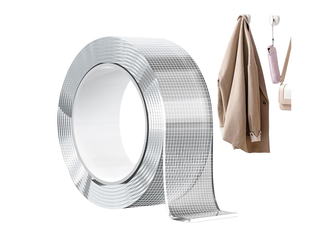 Fita Adesiva Dupla Face Nano Transparente